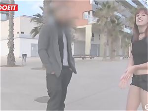 fortunate stud gets picked up on the street to nail pornstar