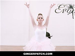 GingerPatch - red-haired Ballerina riding Judges fat weenie